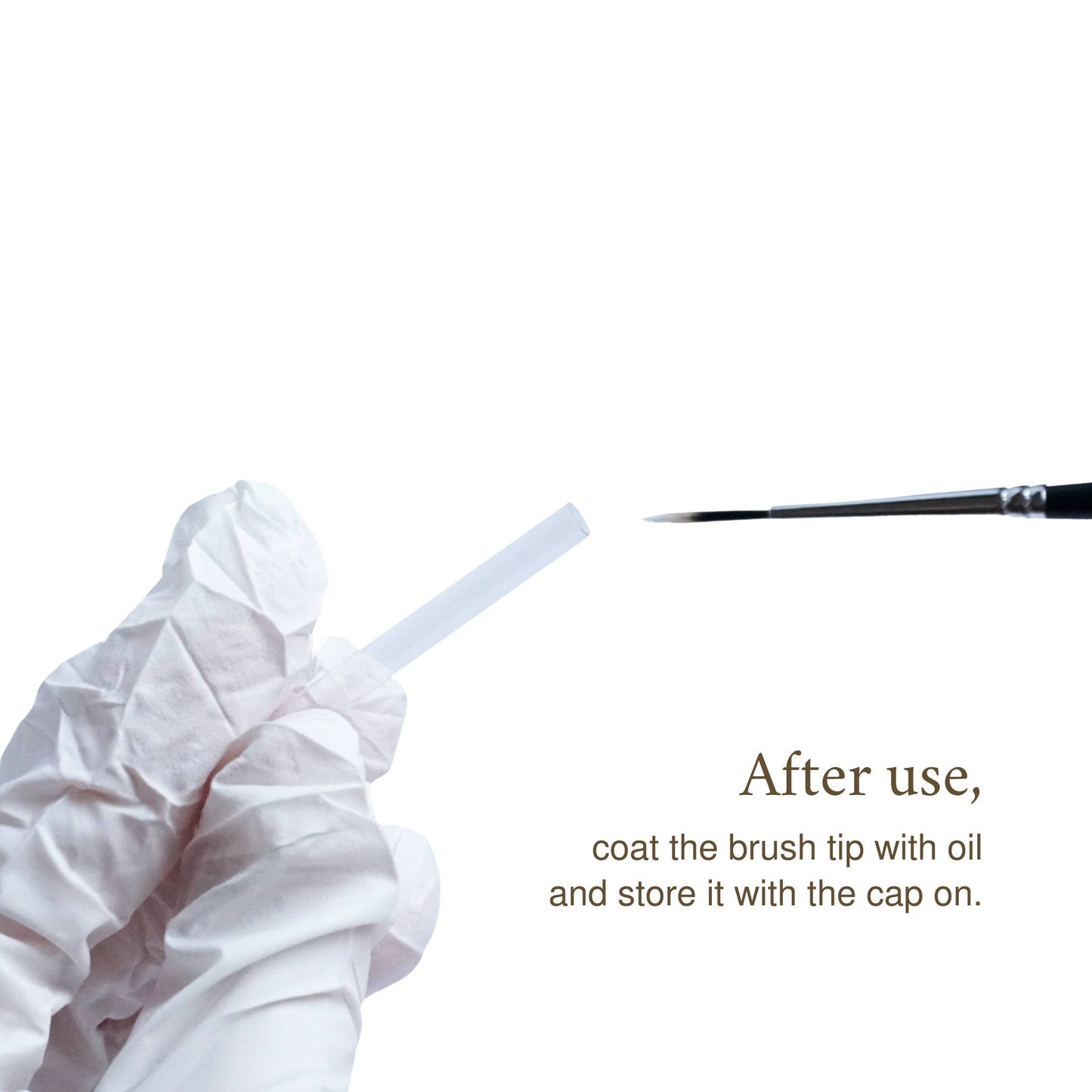 Extra Fine-point Brush for Kintsugi and Maki-e (Made in Japan)