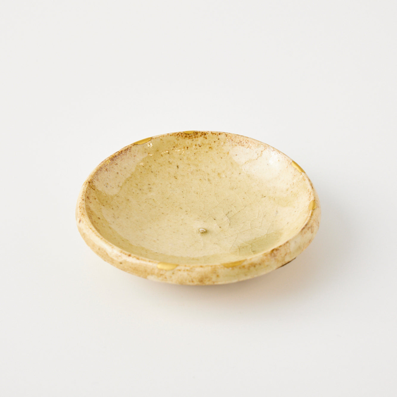 KINTSUGI Golden-Stitched Salt Dish|Available at Ebisu Studio