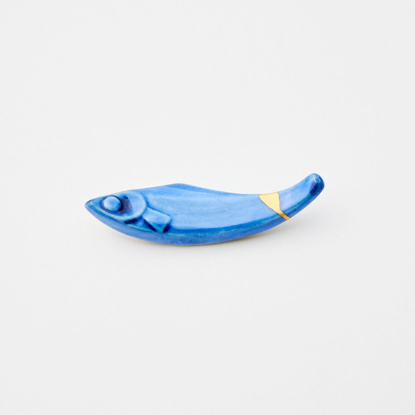 KINTSUGI Golden-Scaled Fish Chopstick Rest|Food Safe