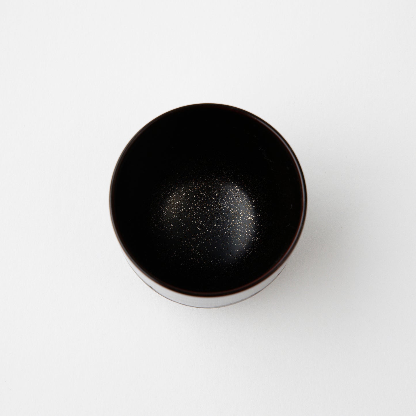 Black Urushi Lacquer Sake Cup with Silver Wave Design by Shigeki Yagi – A Masterpiece from Ishikawa, Japan