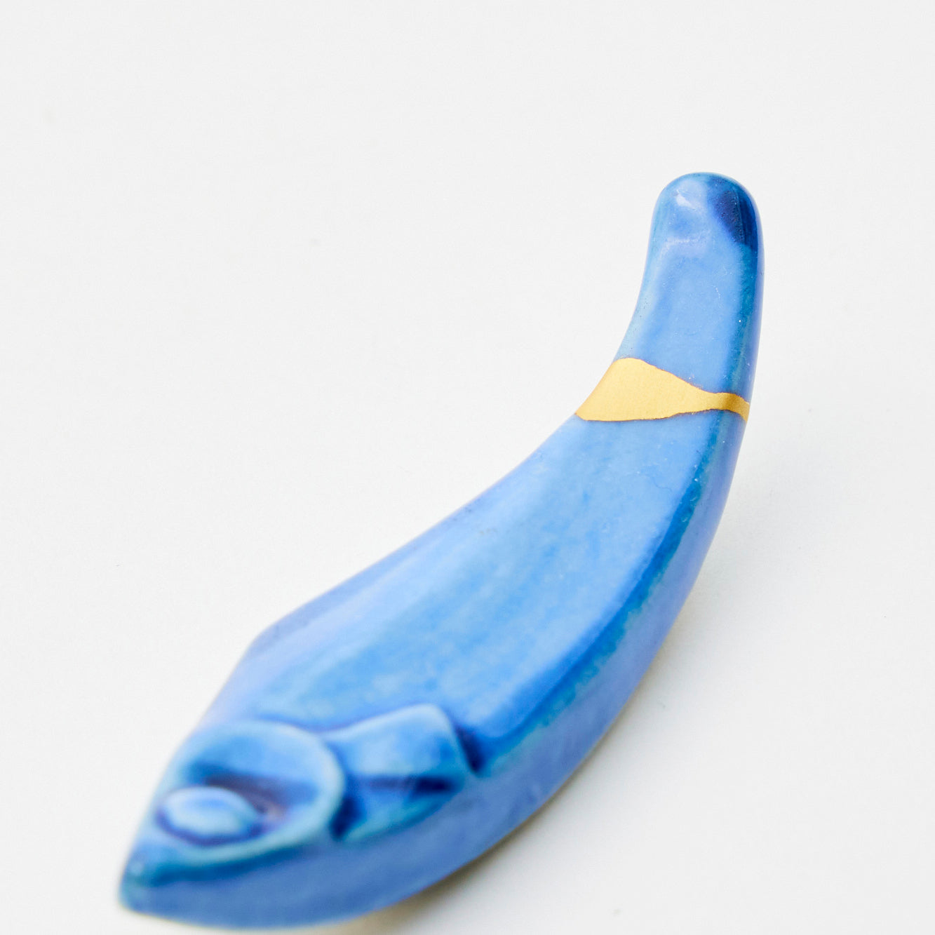 KINTSUGI Golden-Scaled Fish Chopstick Rest|Food Safe
