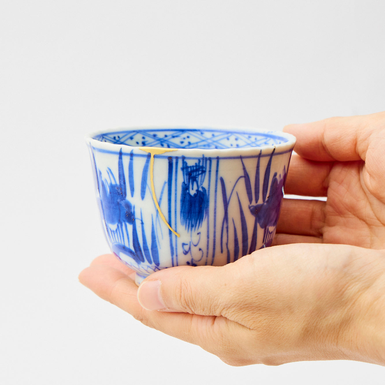KINTSUGI Lapis Blossom Small Teacup|Food Safe
