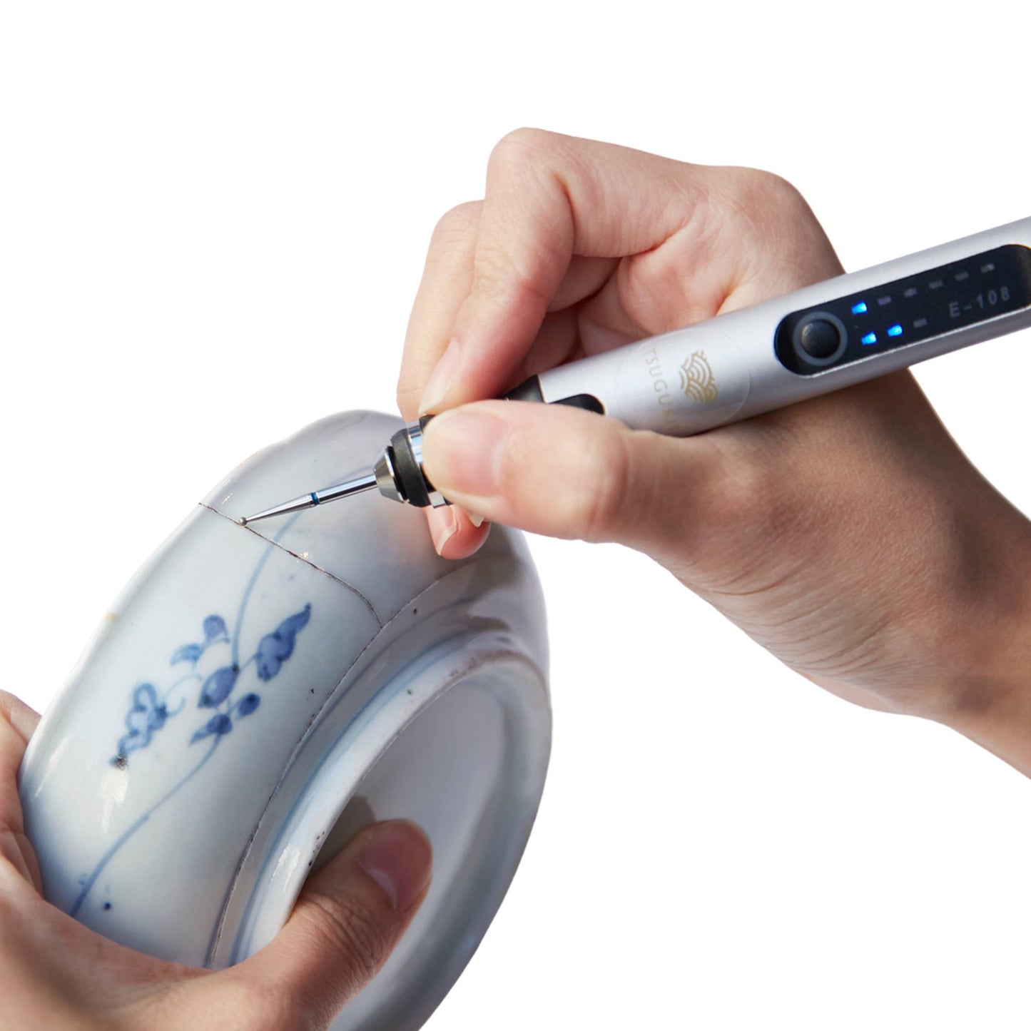 Cordless Electric Carving Pen with 22 Diamond Bits for Kintsugi