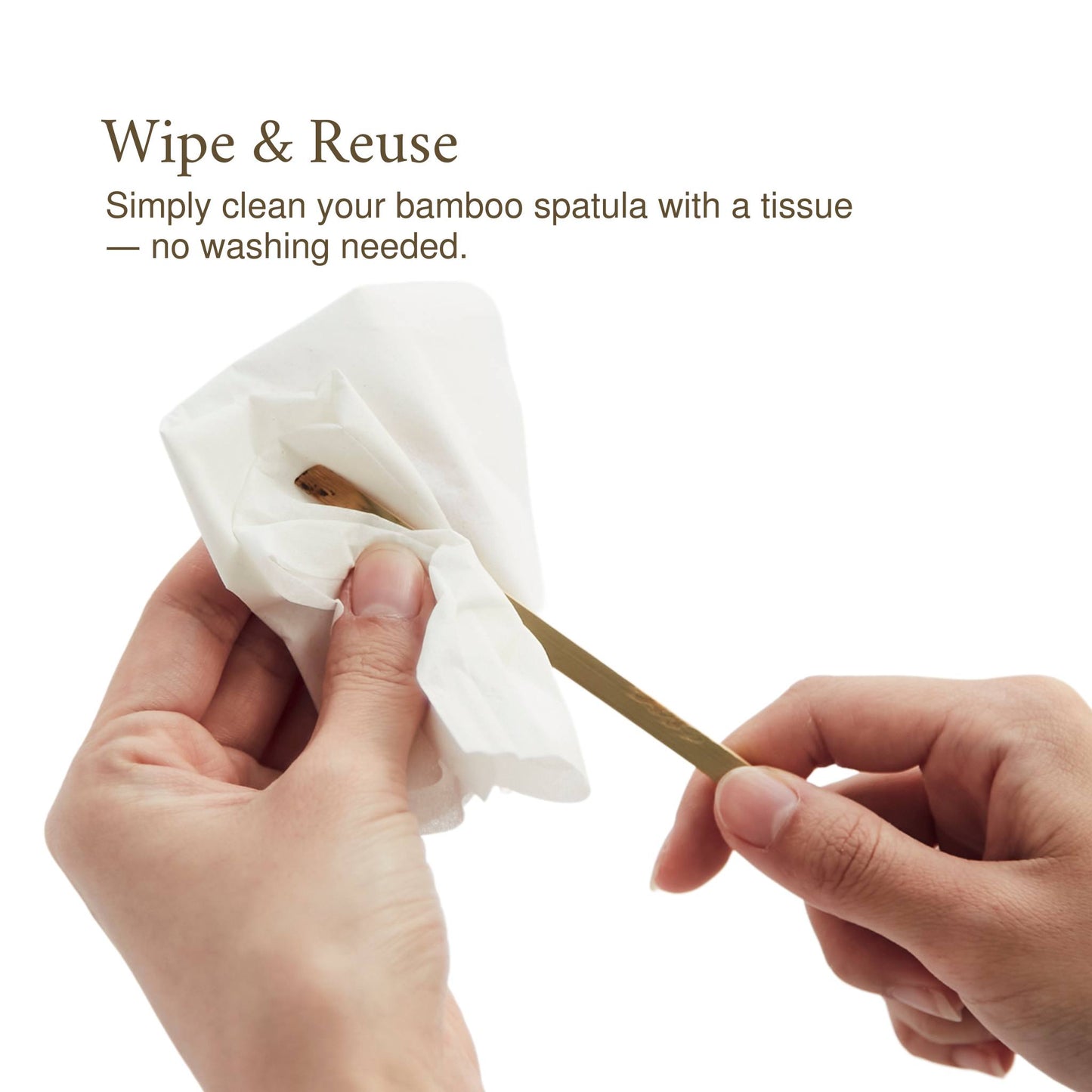 Bamboo Spatula for Kintsugi– Handmade by Artisans, Tsugu Kit Spare