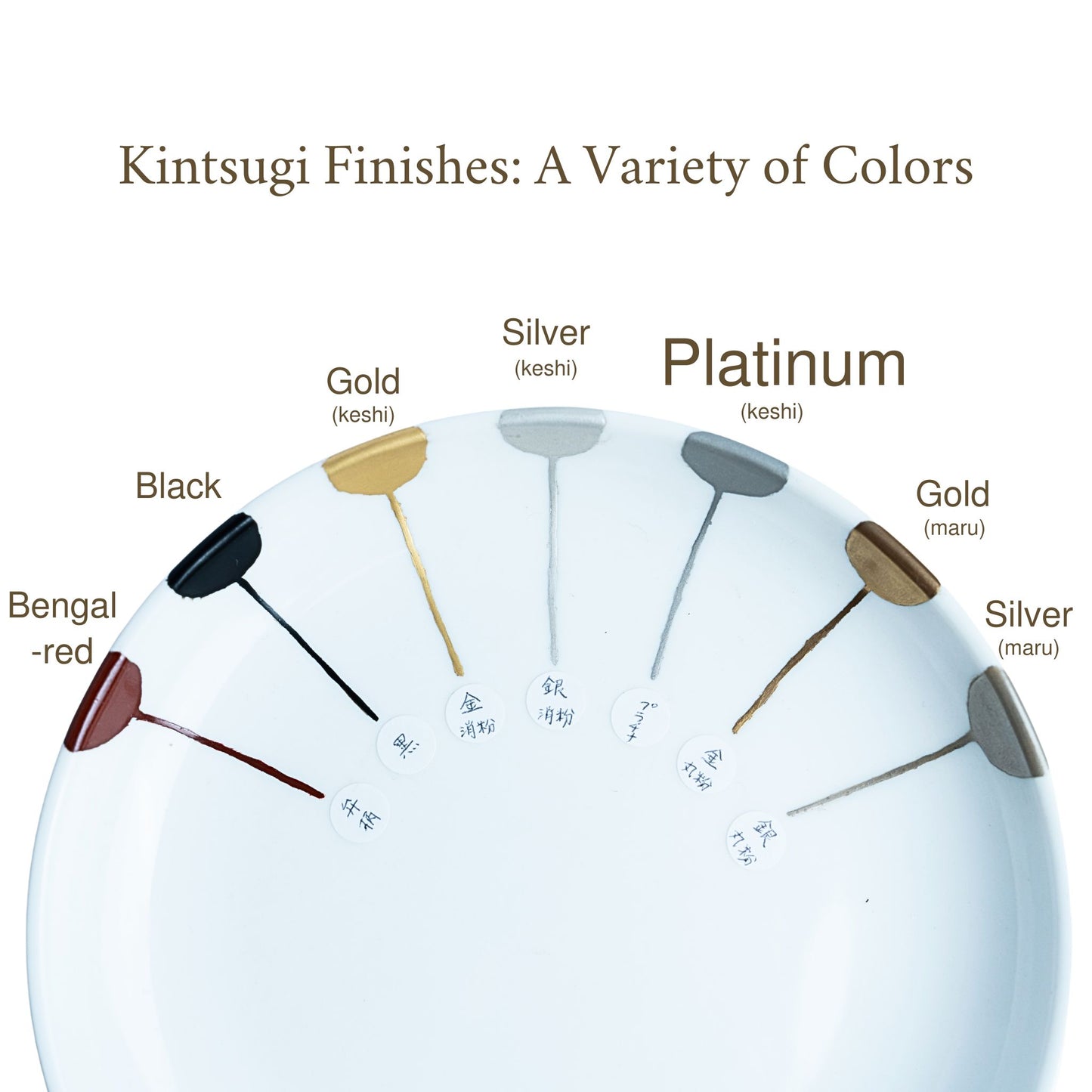 Platinum Powder for Kintsugi 0.3g - Food Safe Kintsugi Repair