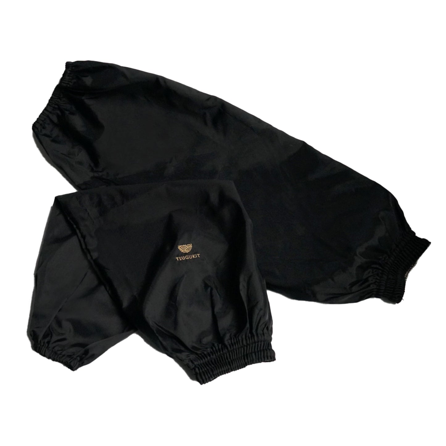 Arm Cover for Kintsugi Repair and DIY【Long Size】Water Repellent Black Nylon Polyester Cotton