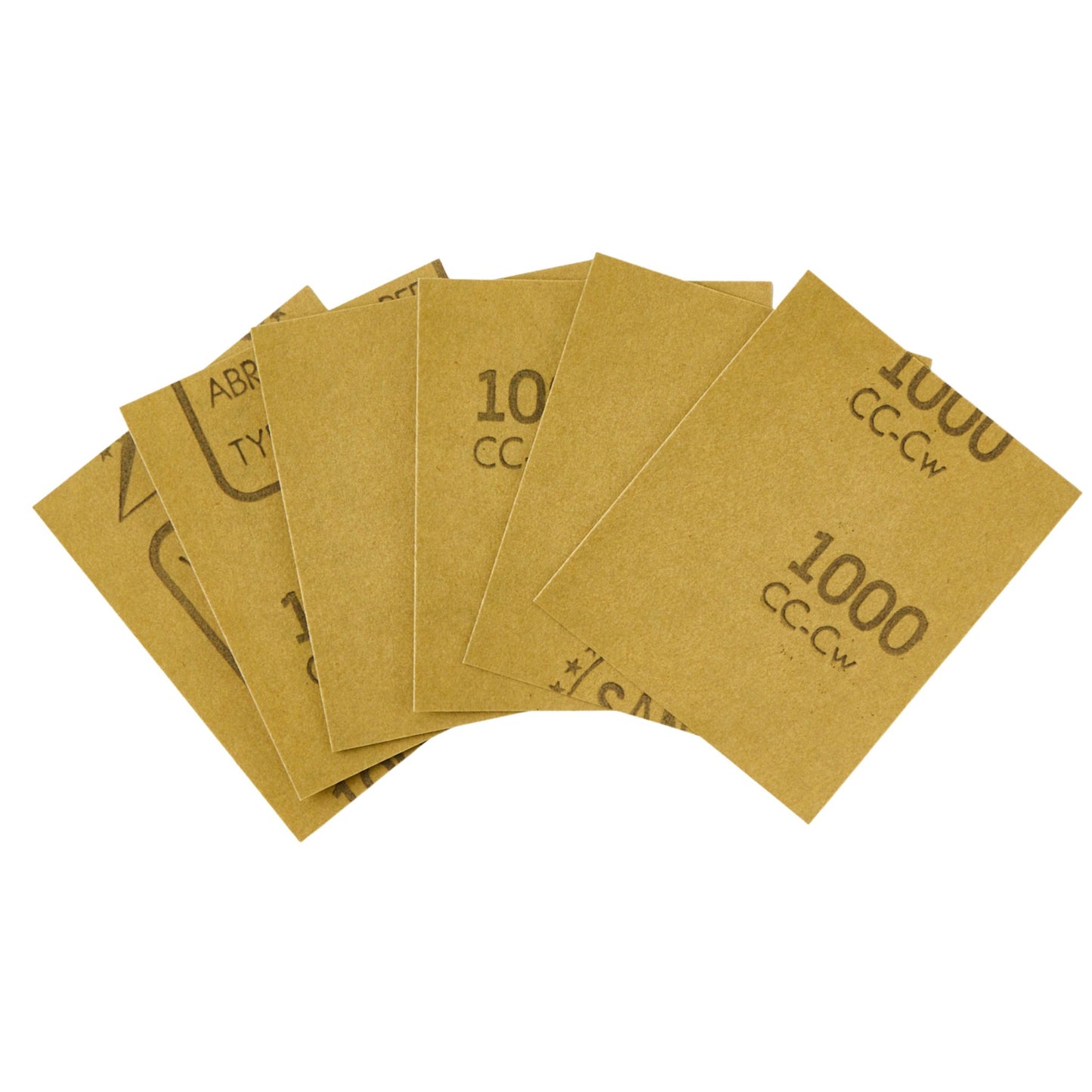 Fine-Grit Kintsugi Waterproof Sandpaper #1000 (6 Sheets)