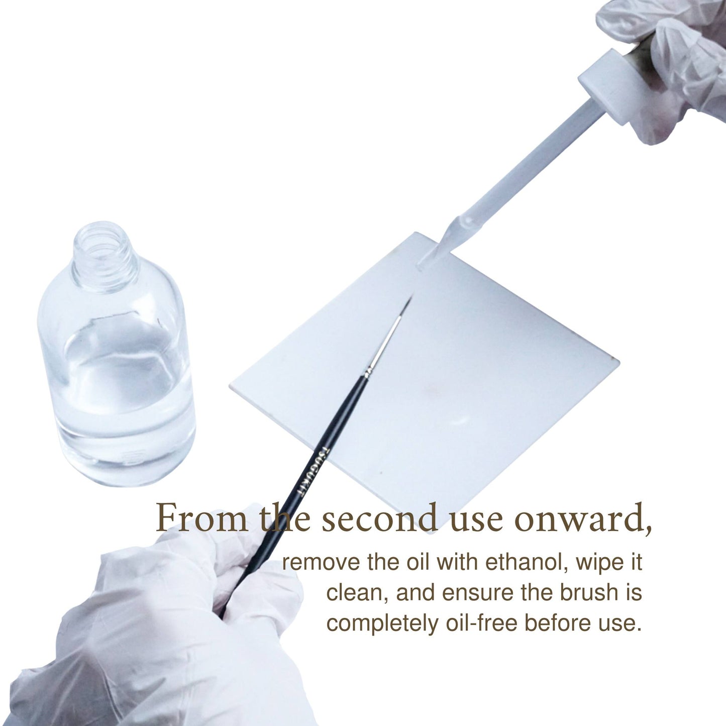 Extra Fine-point Brush for Kintsugi and Maki-e (Made in Japan)