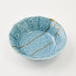 KINTSUGI Celadon Octagonal Small Plate with Auspicious Pine, Bamboo & Plum｜Available at Asakusa Studio