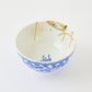 KINTSUGI Yobitsugi Chawan with a Single Blue Accent｜Available at Asakusa Studio