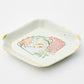 KINTSUGI Willow-Yakatabune Diamond Small Plate｜Food Safe