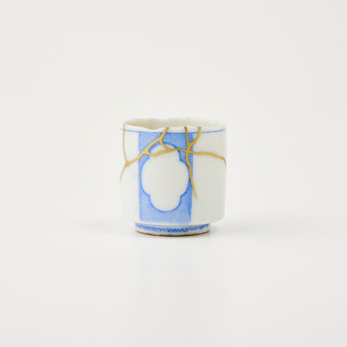 KINTSUGI Impressed Blue Cup｜Available at Ebisu Studio