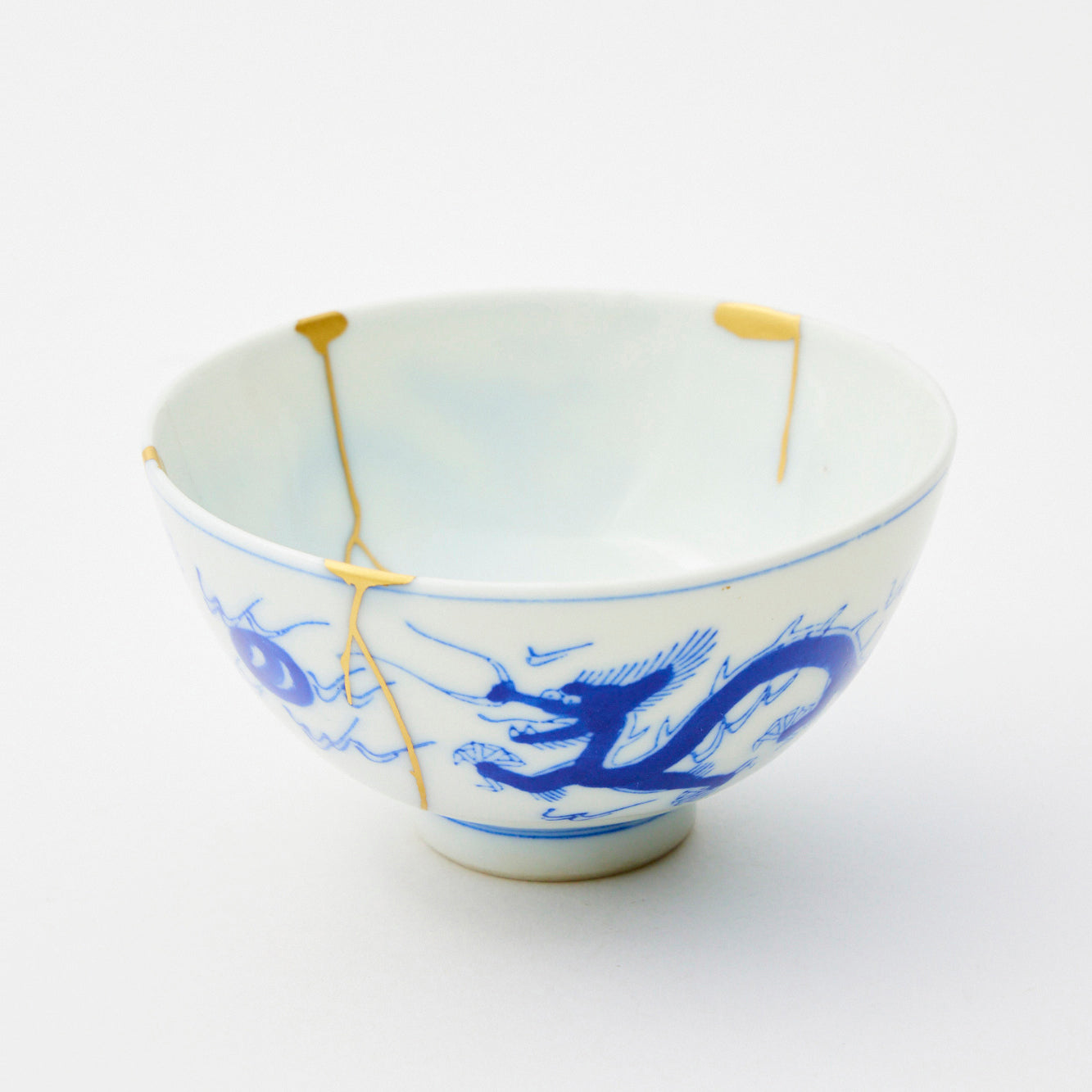 KINTSUGI Golden Dragon Sometsuke Mini Bowl｜Food Safe