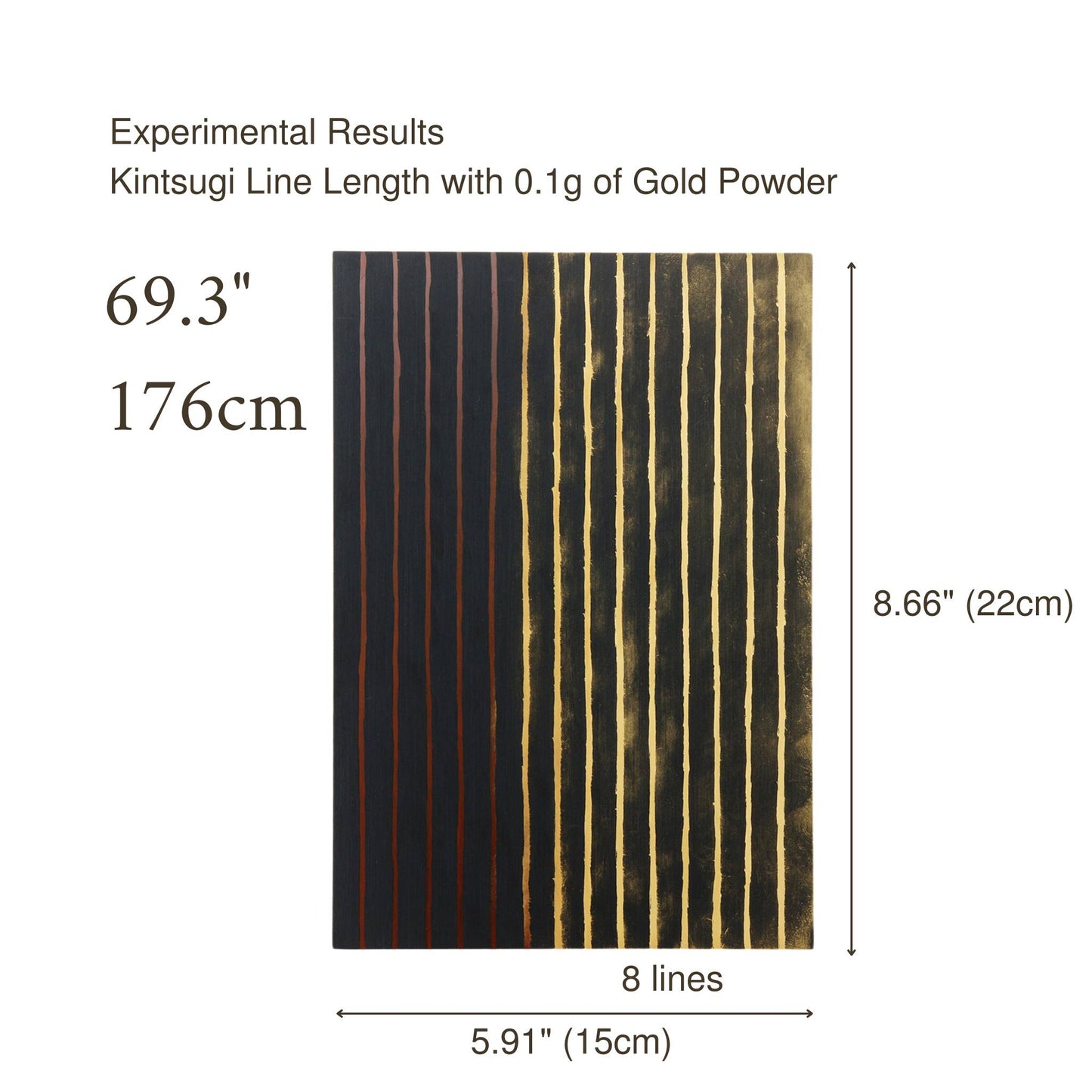 Gold Powder for Kintsugi 23K 0.3g - Food Safe Kintsugi Repair