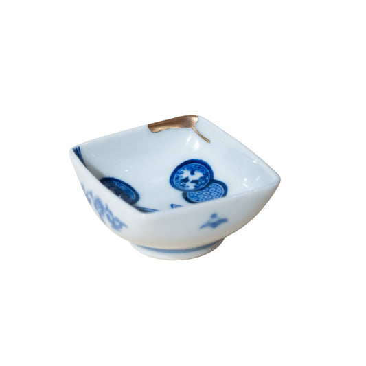 KINTSUGI Small Dish Jingdezhen-Inspired Porcelain｜Food Safe