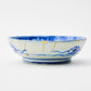KINTSUGI Indigo Blue Peony Kaleidoscope Small Dish｜Food Safe
