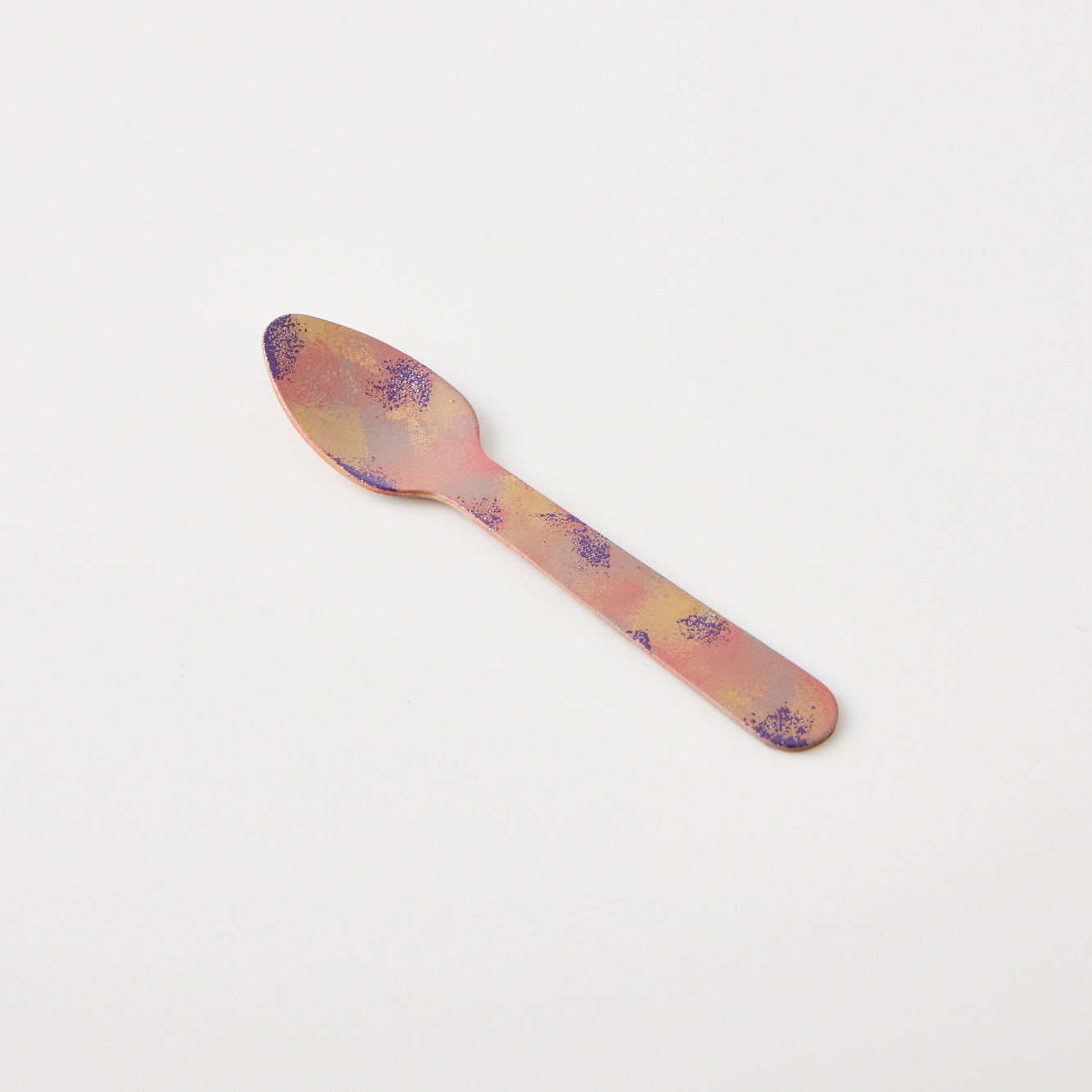 Two-Piece Color Spoon Set Hana Floral Spoon & Tsugaru Strait Waves Spoon｜Available at Ebisu Studio