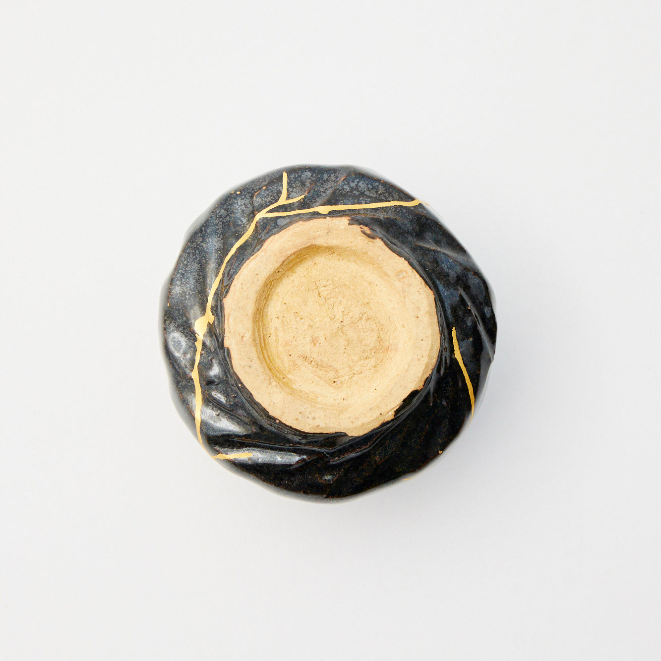 KINTSUGI Lightning Black Sake Cup｜Food Safe