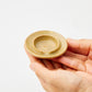 KINTSUGI Guiding Light Sand Yellow Lamp Saucer｜Food Safe