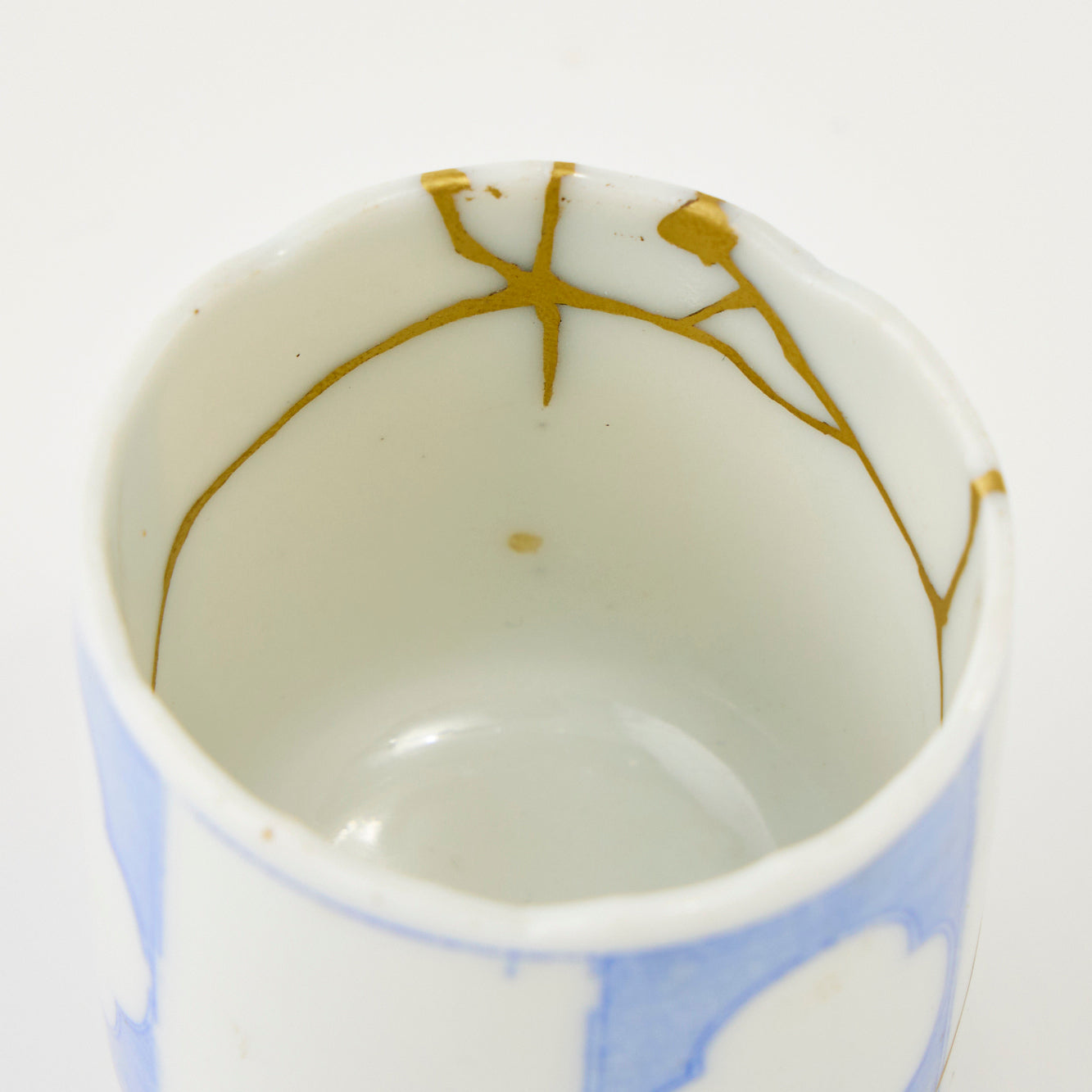KINTSUGI Impressed Blue Cup｜Available at Ebisu Studio