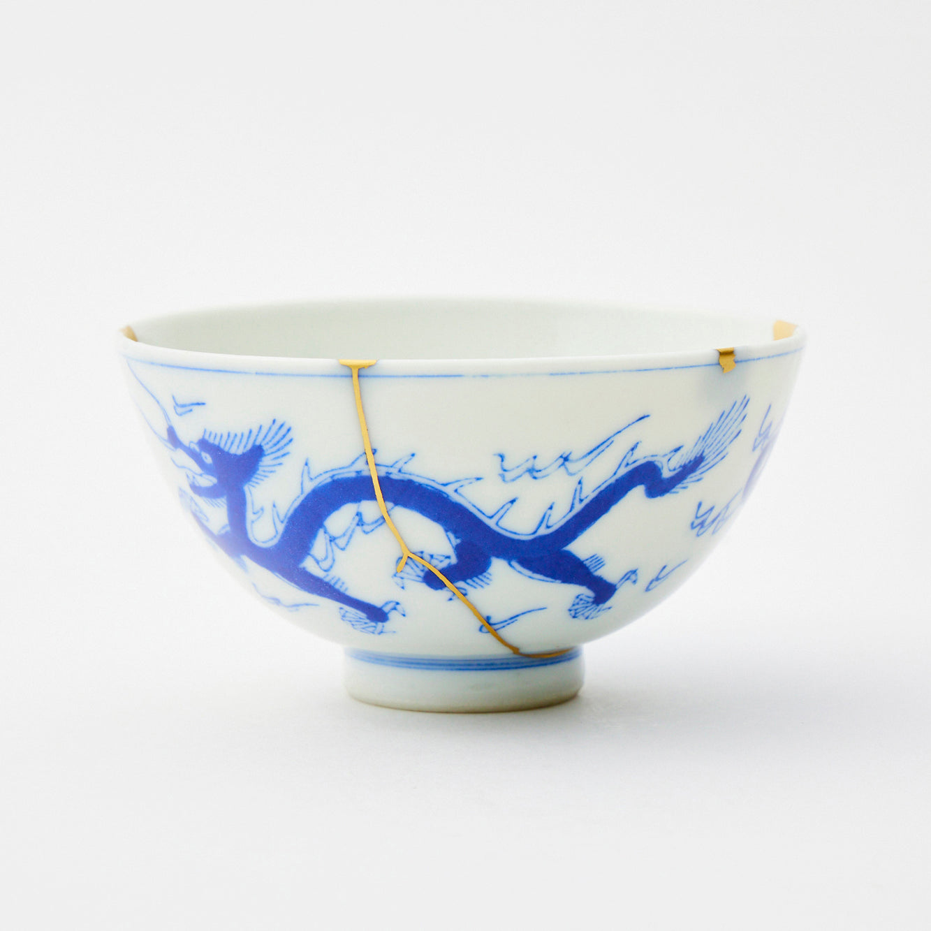 KINTSUGI Golden Dragon Sometsuke Mini Bowl｜Food Safe