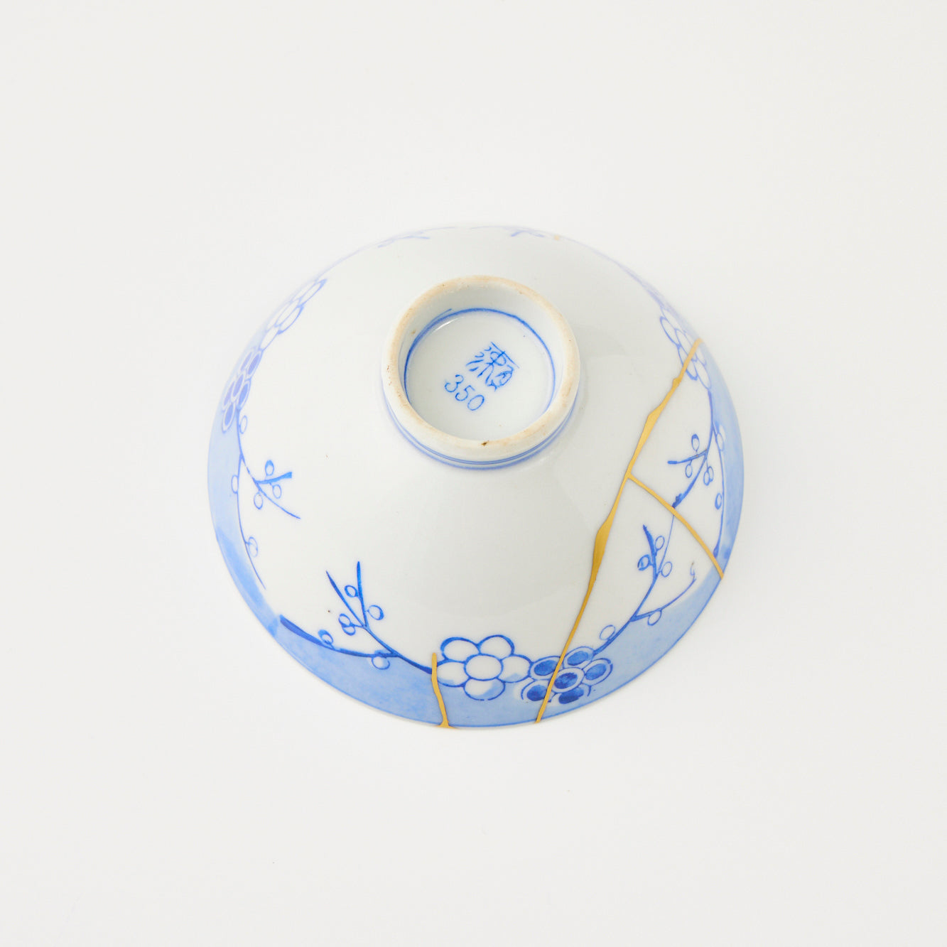 KINTSUGI Porcelain Plum Blossom Bowl｜Available at Ebisu Studio