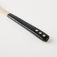 Dessert Spoon – Black & White Urushi Finish｜Available at Ebisu Studio