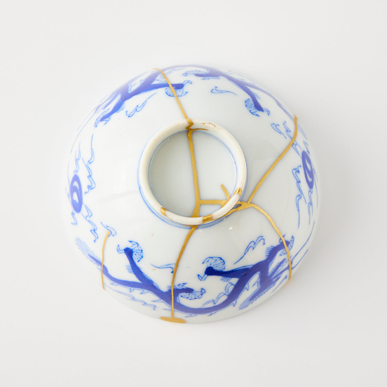KINTSUGI Golden Dragon Revival Bowl – Symbol of Strength and
