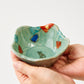 KINTSUGI Celadon Bowl with Plovers over Five Waves｜Available at Ebisu Studio