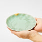 KINTSUGI Celadon Imari Bird & Butterfly Motif Small Plate｜Available at Ebisu Studio