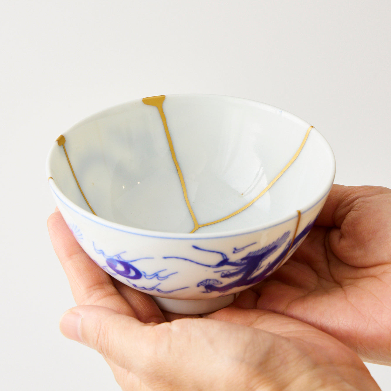 KINTSUGI Golden Dragon Revival Bowl – Symbol of Strength and Renewal｜Available at Ebisu Studio