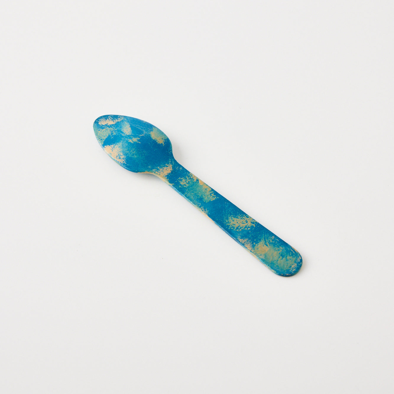 Two-Piece Color Spoon Set Hana Floral Spoon & Tsugaru Strait Waves Spoon｜Available at Ebisu Studio
