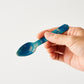 Two-Piece Color Spoon Set Hana Floral Spoon & Tsugaru Strait Waves Spoon｜Available at Ebisu Studio