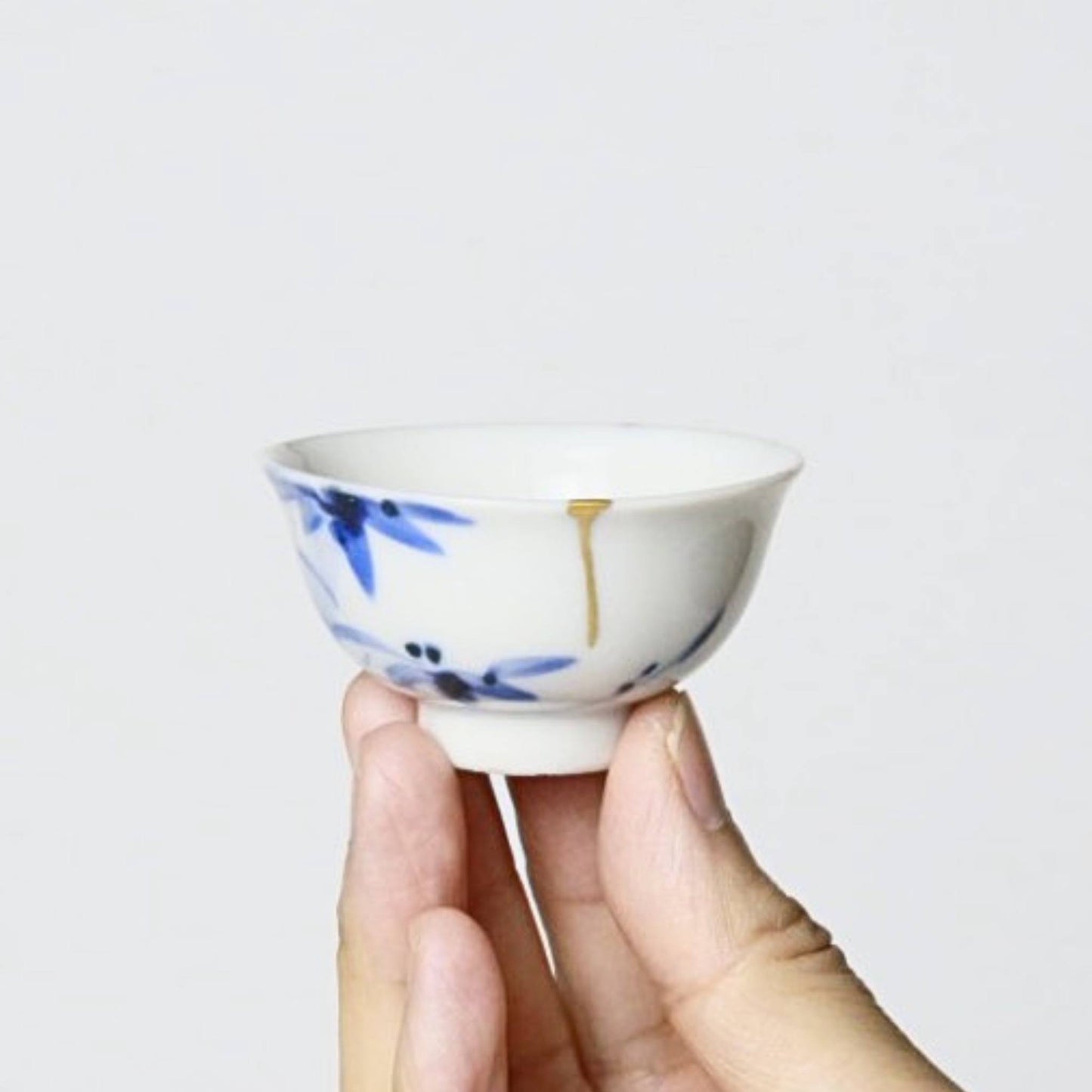 KINTSUGI – Bamboo Sake Cup with a Line of Gold｜Available at Ebisu Studio