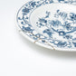 KINTSUGI – Blue Floral Arabesque Saucer with Quiet Gold｜Available at Ebisu Studio