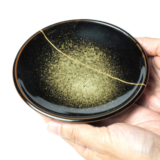KINTSUGI – Celestial Dish with a Golden Stream Line｜Available at Ebisu Studio