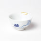 KINTSUGI – Ivy Leaf Sake Cup with Rim Gold Repair｜Available at Ebisu Studio