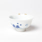 KINTSUGI – Ivy Leaf Sake Cup with Subtle Gold Repair｜Available at Ebisu Studio