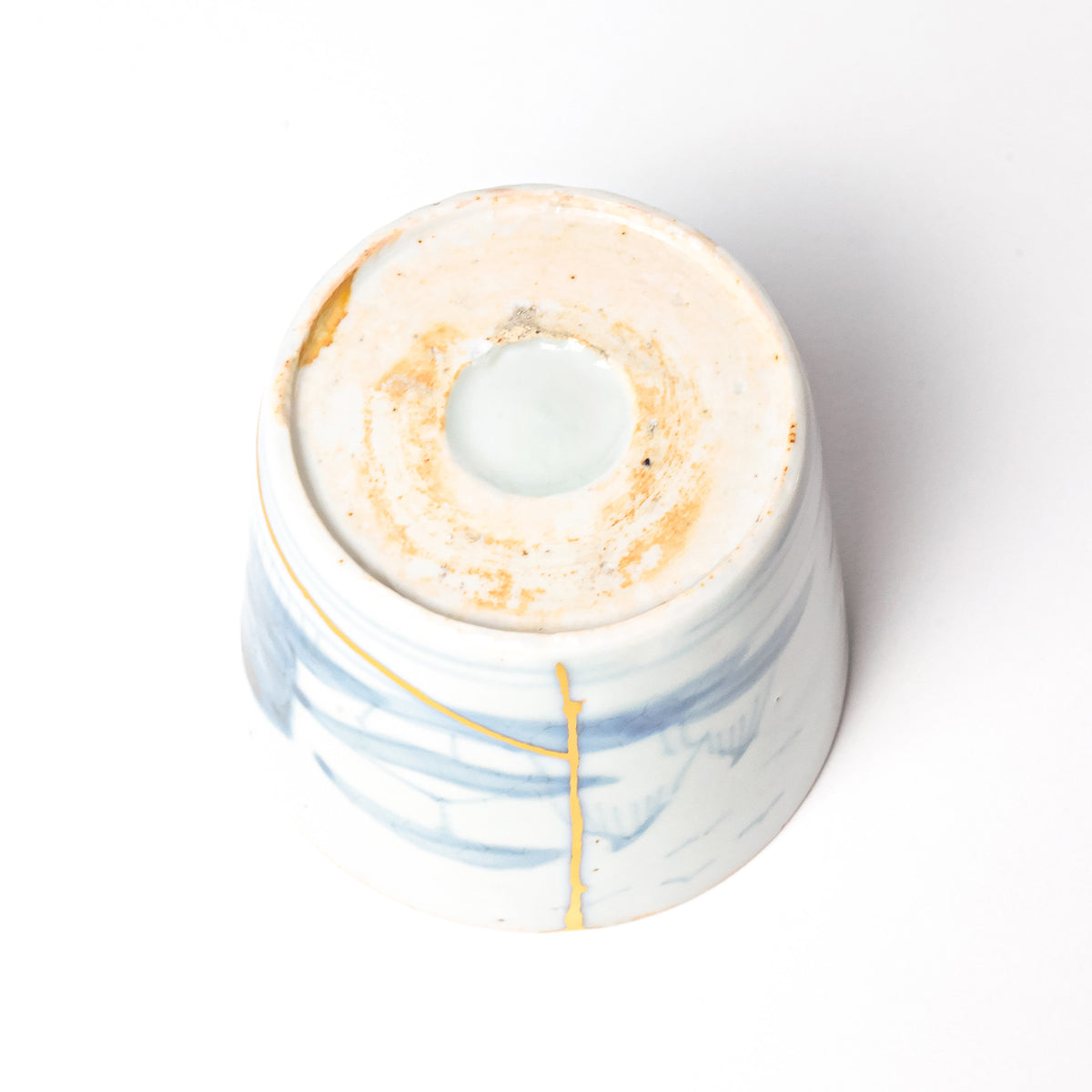 KINTSUGI – Soba Cup with Harbor Town and Boats｜Available at Ebisu Studio