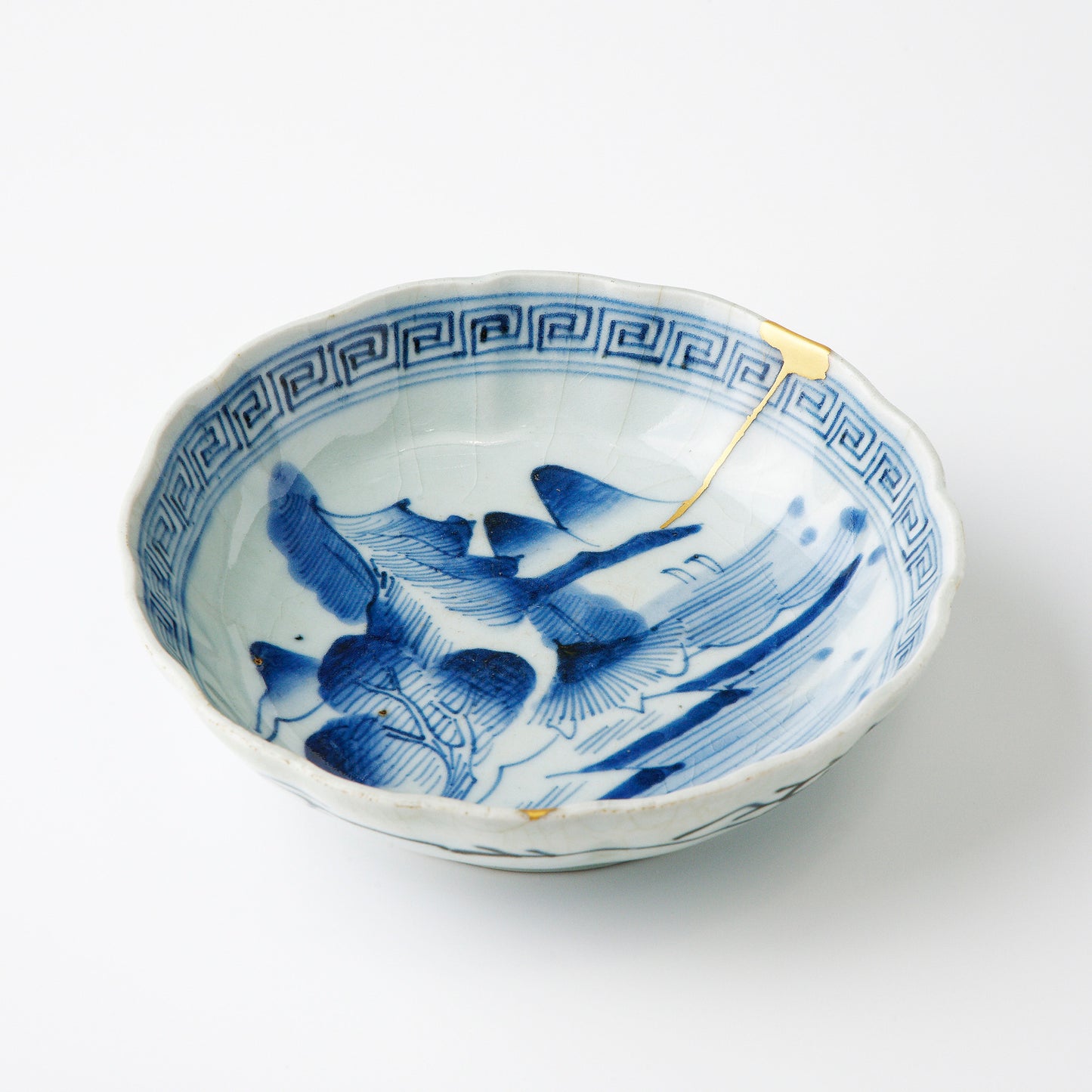 KINTSUGI Imari Porcelain Plate | Japanese Traditional Method