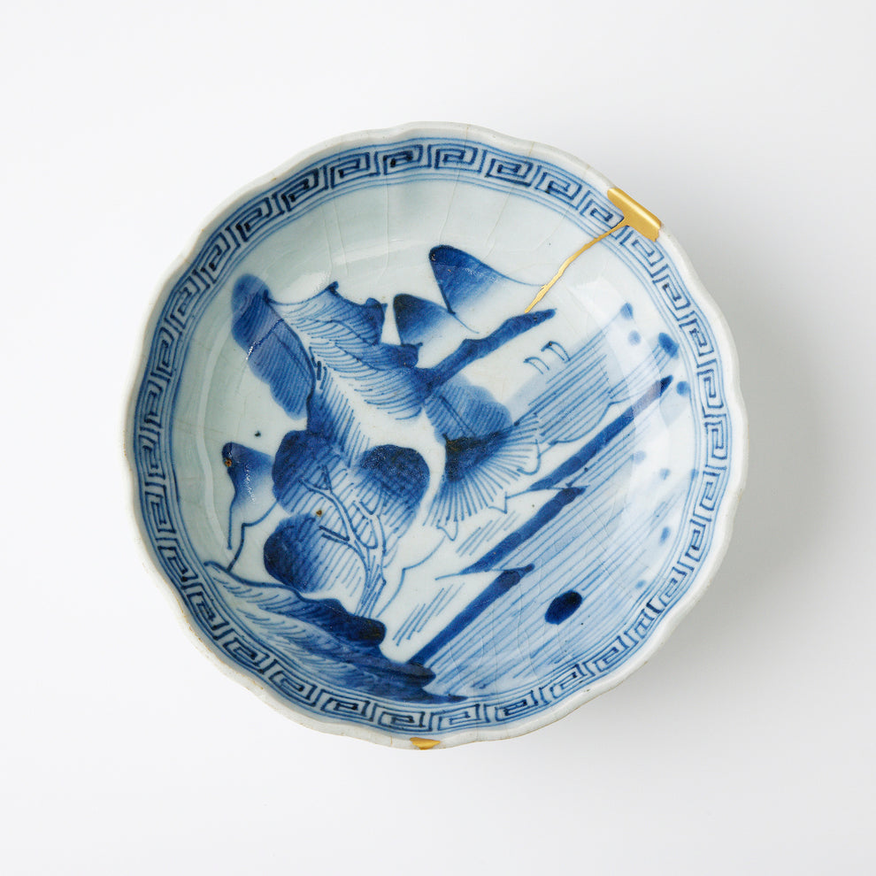 KINTSUGI Imari Porcelain Plate | Japanese Traditional Method ...