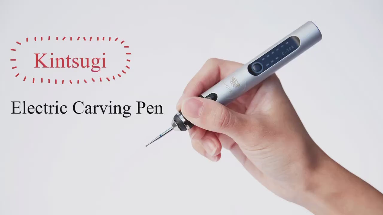 kinjitiです。 Cordless Electric Carving Pen with 22 Diamond Bits for Kintsugi