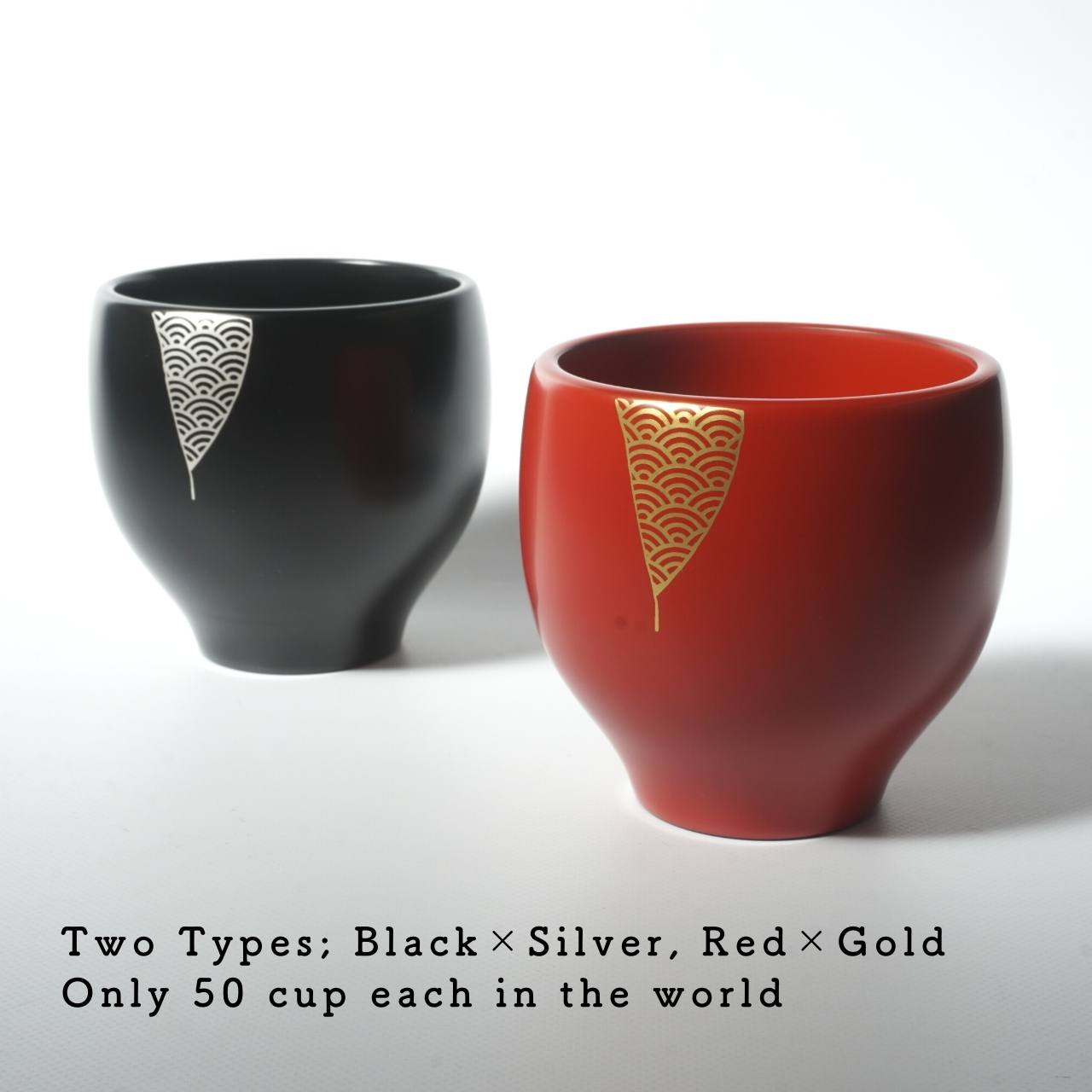 Yobitsugi Cup - Red Lacquered Cup Handcrafted in Japan