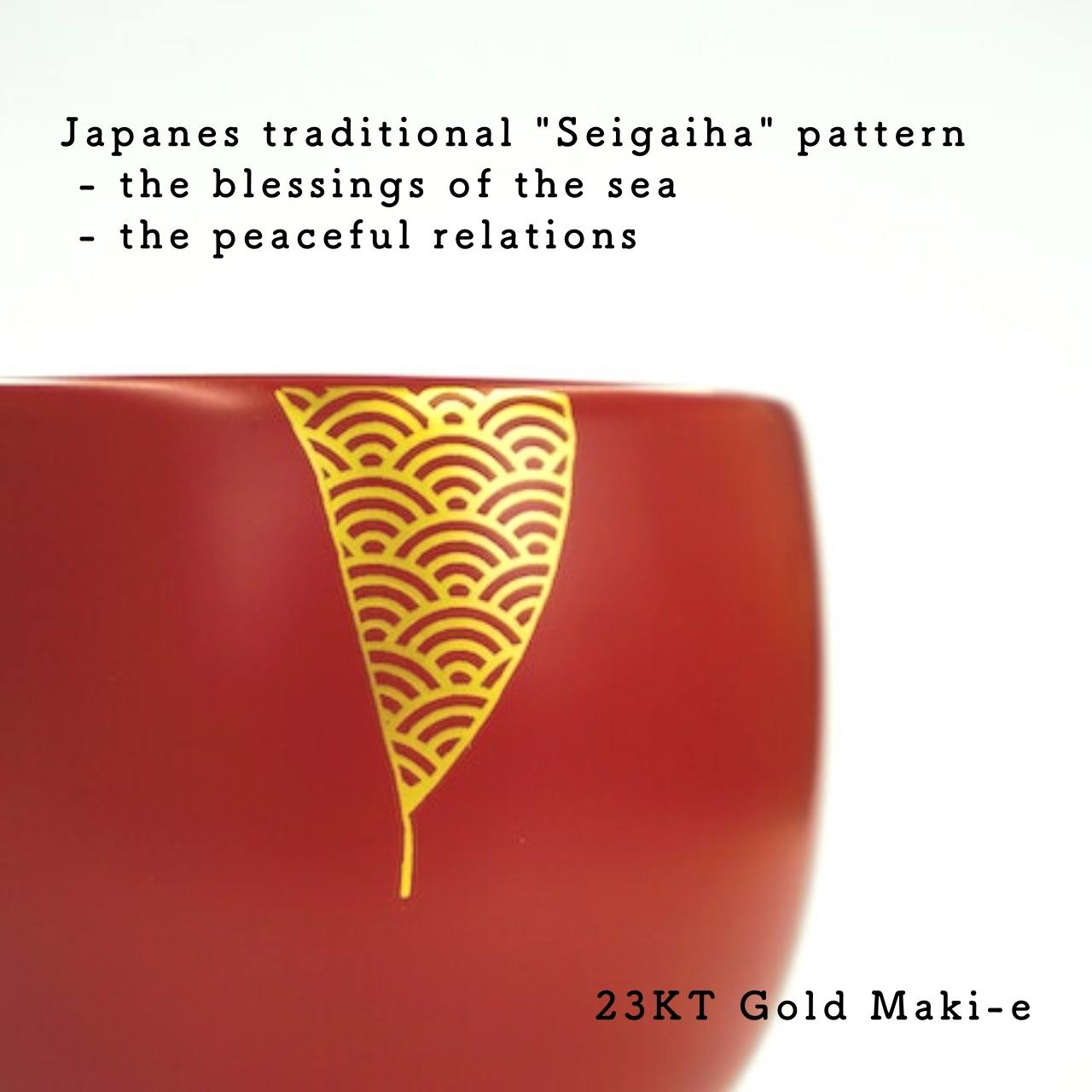 Yobitsugi Cup - Red Lacquered Cup Handcrafted in Japan